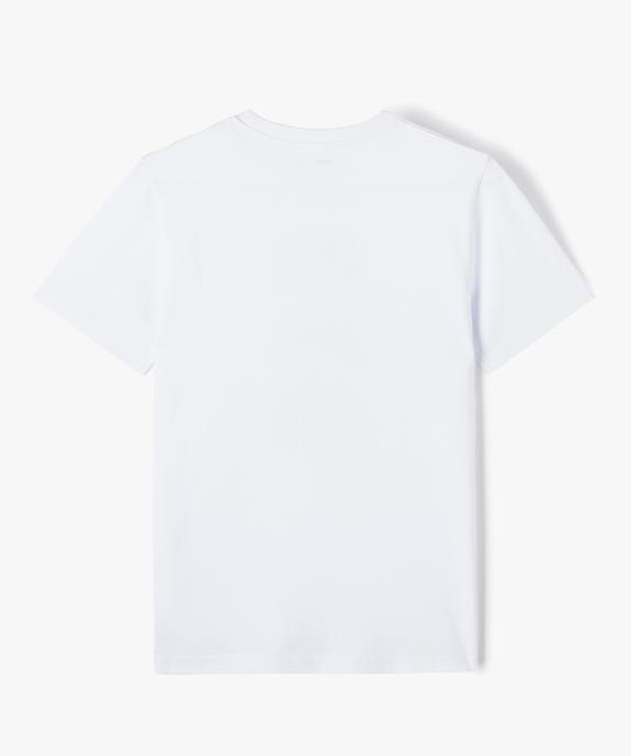 Tee-shirt imprimé à manches courtes garçon vue3 - GEMO (JUNIOR) - GEMO