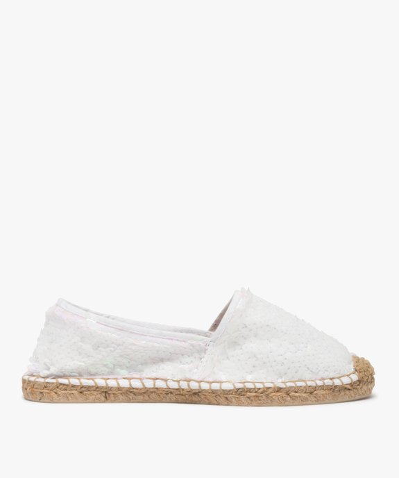 Espadrilles femme à sequins irisés réversibles vue1 - GEMO (PLAGE) - GEMO