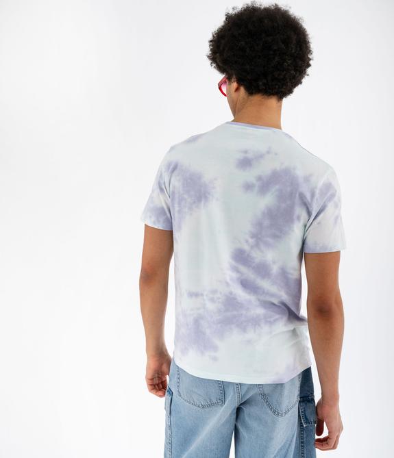 Tee-shirt manches courtes tie-and-dye à motif homme - Rick & Morty vue3 - RICK ET MORTY - GEMO