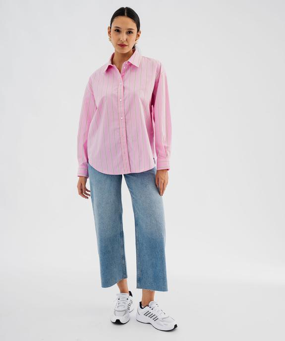 Chemise manches longues à rayures femme vue5 - GEMO(FEMME PAP) - GEMO