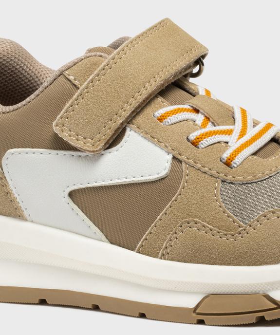 Baskets de running multimatières à scratch garçon - 5 Miles vue6 - 5 MILES - GEMO