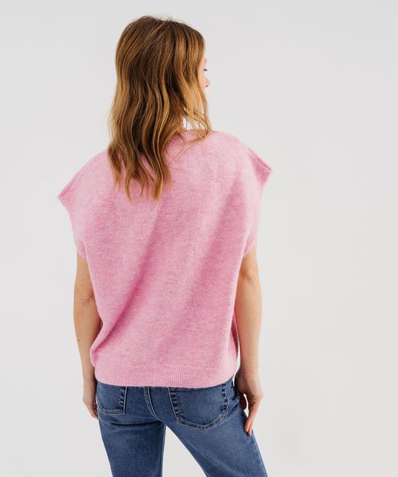 Gilet sans manches coupe oversize femme vue3 - GEMO(FEMME PAP) - GEMO