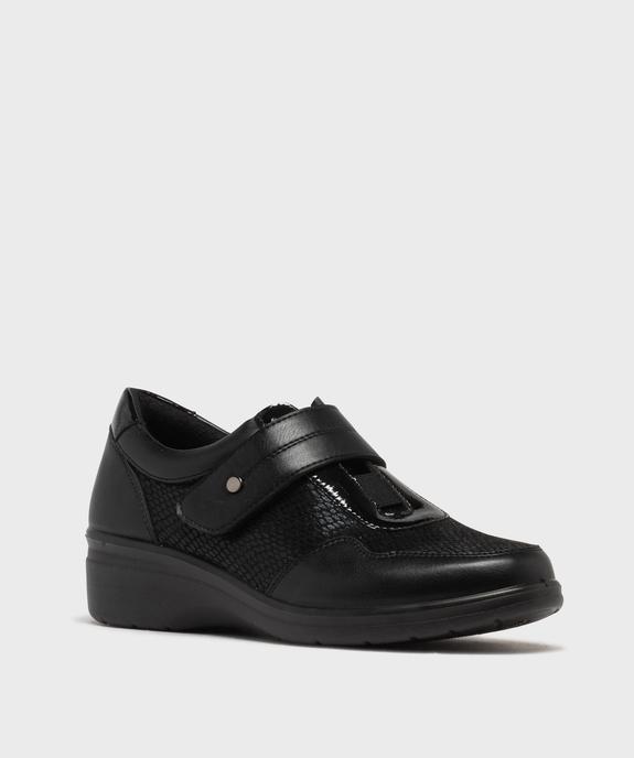 Chaussures confort fermeture à scratch femme vue2 - G'FLEX - GEMO