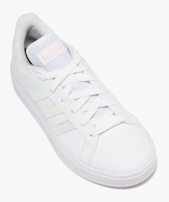 Baskets femme unies à bandes colorées avec lacets – Adidas vue5 - ADIDAS - GEMO