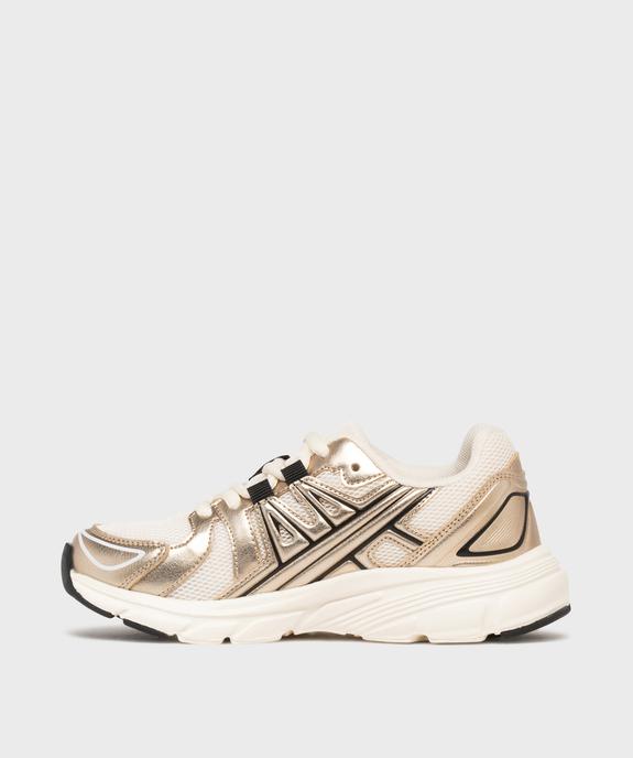 Baskets fille running en mesh avec détails effet métallisé vue3 - LOVELY WINGS - GEMO