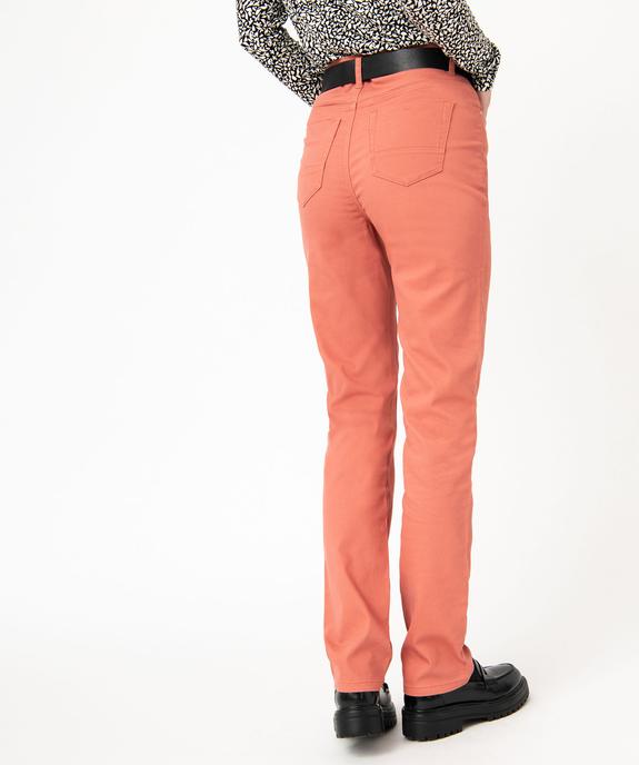 Pantalon coupe Regular taille normale femme vue3 - GEMO 4G FEMME - GEMO