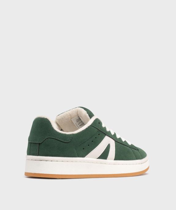 Basket basses style skate à larges lacets femme vue4 - SANS MARQUE - GEMO