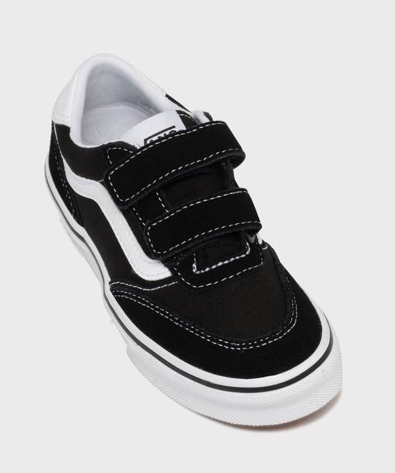 Baskets basses à scratch en toile et suédine fille - Vans vue5 - VANS - GEMO