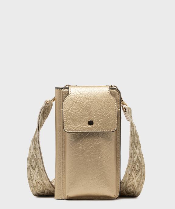 Pochette téléphone et portefeuille avec bandoulière femme vue1 - GEMO (ACCESS) - GEMO