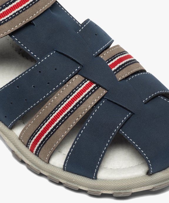 Sandales garçon à brides multiples et fermeture scratch vue6 - GEMO (ENFANT) - GEMO