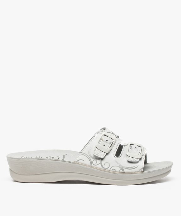 Mules femme confort avec brides à boucles - Cloggy vue1 - GEMO (EQUIPT) - GEMO
