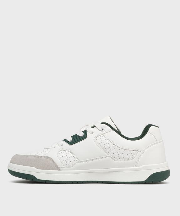 Baskets basses perforées homme - Camps United vue3 - CAMPS - GEMO