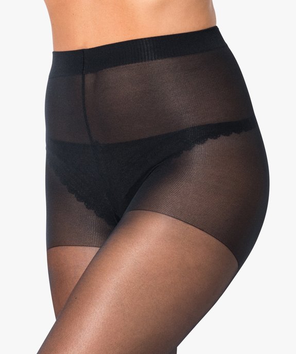 Collants voile transparent vue2 - GEMO(HOMWR FEM) - GEMO