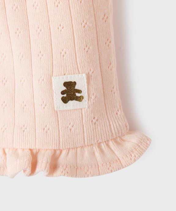 Ensemble 3 pièces bébé fille blouse, legging et bandeau - LuluCastagnette vue3 - LULUCASTAGNETTE - GEMO