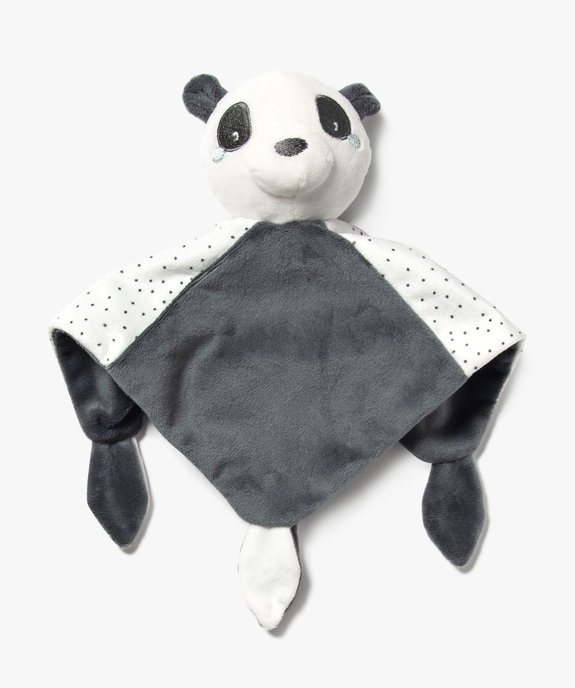 Doudou plat avec tête de panda bébé vue1 - GEMO (ACCESS) - GEMO