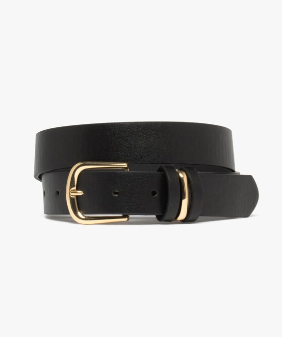 Ceinture avec boucle métallique et trois passants femme vue1 - GEMO (ACCESS) - GEMO
