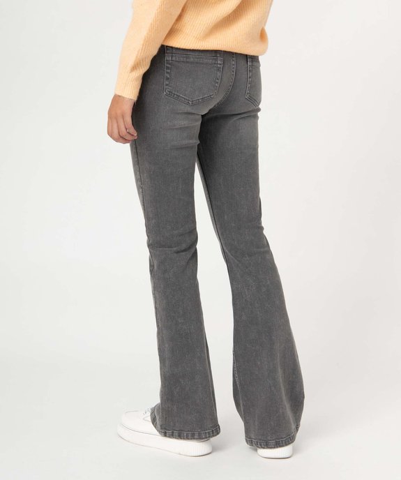 Jean femme coupe Bootcut taille haute vue3 - GEMO 4G FEMME - GEMO