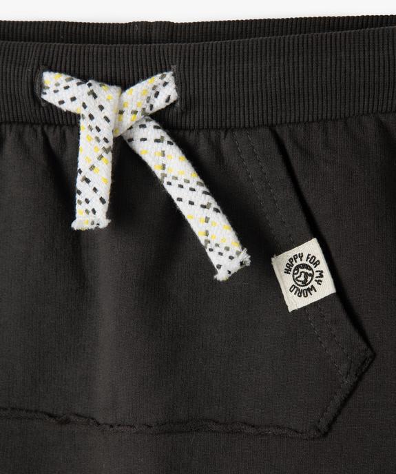 Short bébé garçon avec poche kangourou vue2 - GEMO 4G BEBE - GEMO