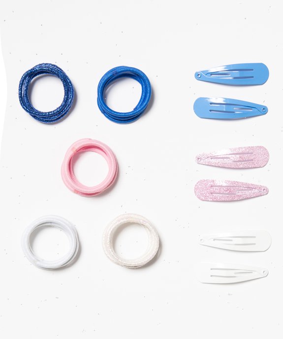Accessoires cheveux pailletés fille (26 pièces) vue1 - GEMO (ENFANT) - GEMO
