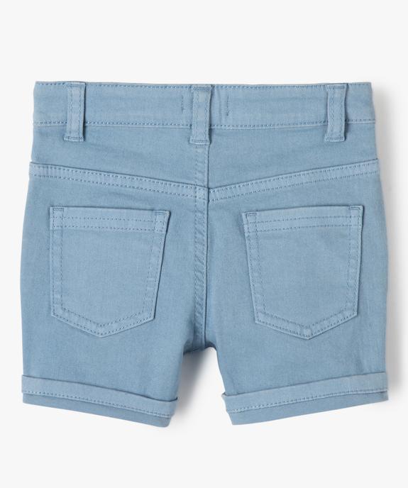 Short bébé garçon en toile de coton vue3 - GEMO(BEBE DEBT) - GEMO