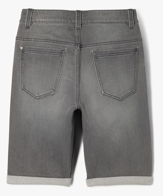 Bermuda coupe Skater taille ajustable garçon vue3 - GEMO 4G GARCON - GEMO