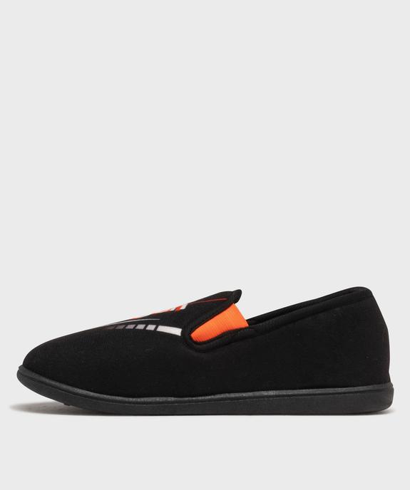 Chaussons garçon pantoufles en velours ras - Freegun vue9 - FREEGUN - GEMO