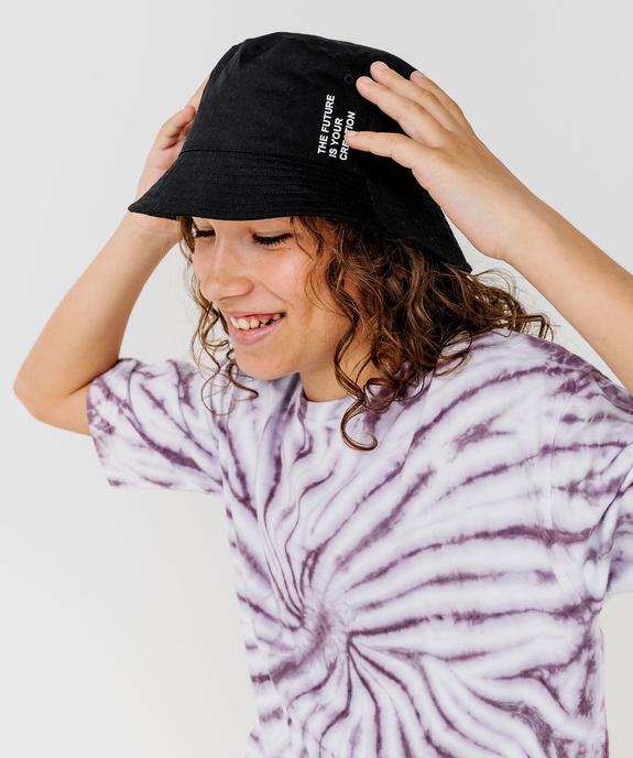 Chapeau bob avec inscription en relief garçon vue4 - GEMO (JUNIOR) - GEMO