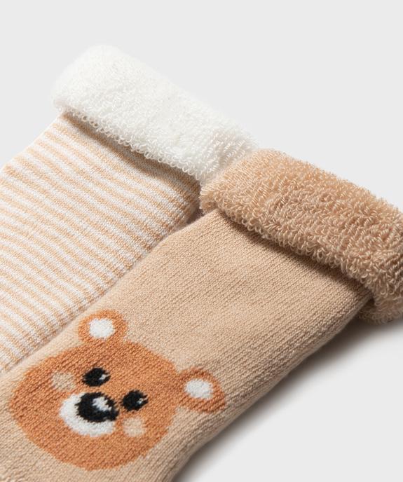 Bottons avec intérieur bouclette bébé (lot de 2) vue2 - GEMO 4G BEBE - GEMO