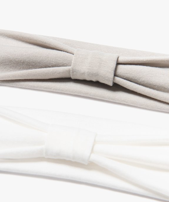Bandeau fille pour les cheveux avec nœud (lot de 2) vue2 - GEMO - GEMO