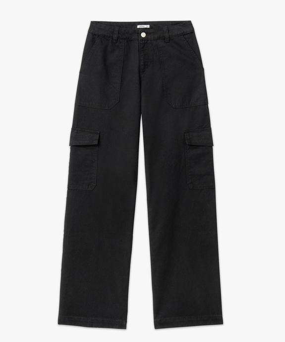 Pantalon large coupe cargo femme vue4 - GEMO 4G FEMME - GEMO