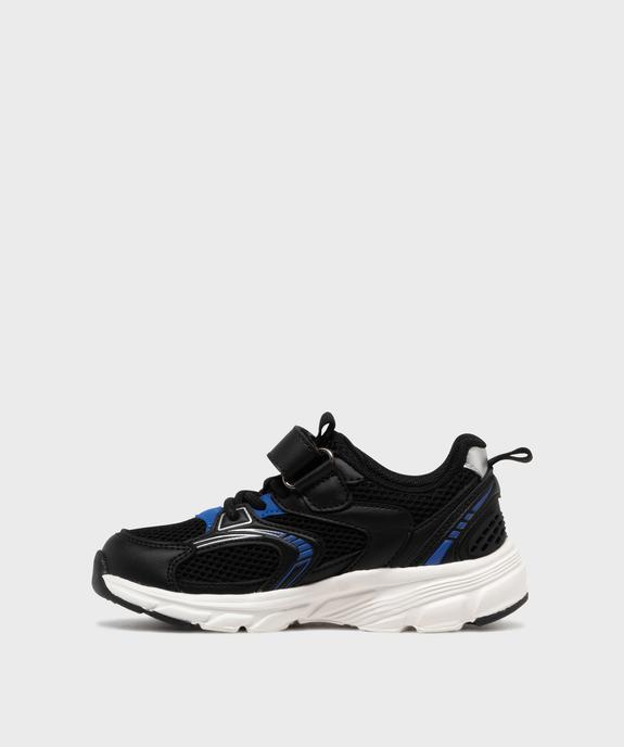 Baskets à scratch esprit running garçon - 5 Miles vue3 - 5 MILES - GEMO