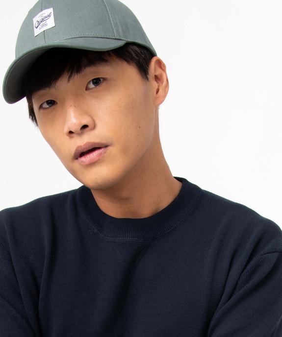 Pull homme à col rond en maille unie vue6 - GEMO (HOMME) - GEMO