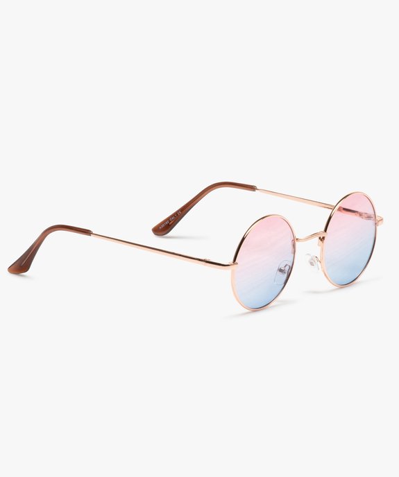 Lunettes de soleil femme forme ronde vue1 - GEMO (ACCESS) - GEMO