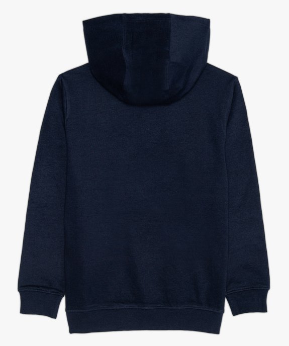 Sweat molletonné à capuche garçon vue3 - GEMO (JUNIOR) - GEMO