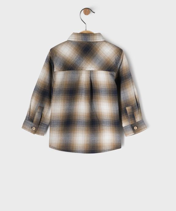Chemise à carreaux bébé garçon - LuluCastagnette vue3 - LULUCASTAGNETTE - GEMO