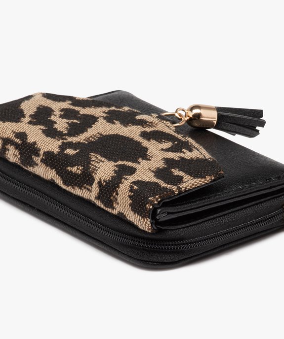 Portefeuille compact avec rabat imprimé femme vue2 - GEMO (ACCESS) - GEMO