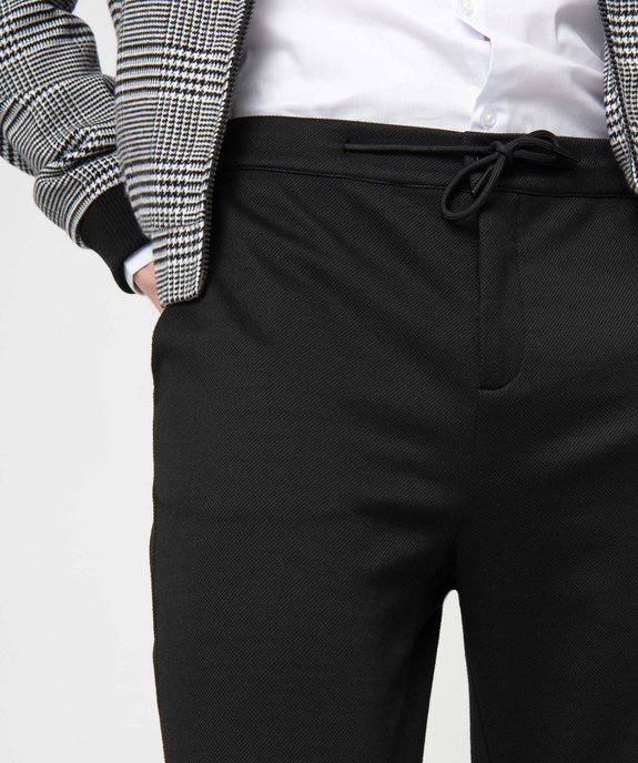 Pantalon homme en maille piquée vue2 - GEMO (HOMME) - GEMO