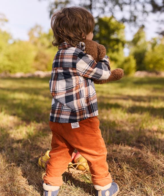 Pantalon en velours côtelé avec taille ajustable bébé garçon - LuluCastagnette vue5 - LULUCASTAGNETTE - GEMO