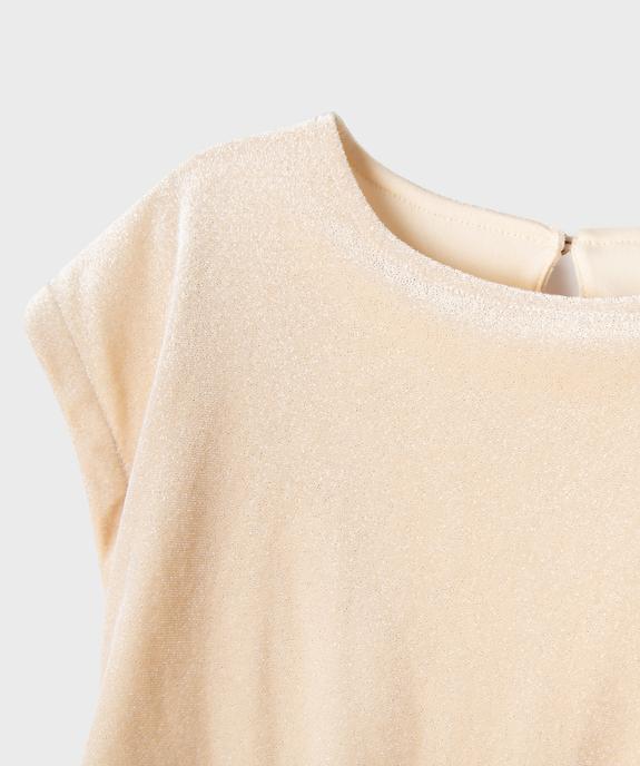 Combinaison pantalon pailleté effet 2-en-1 fille vue2 - GEMO (ENFANT) - GEMO