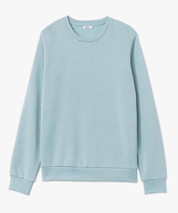 Sweat avec intérieur molletonné homme vue5 - GEMO 4G HOMME - GEMO