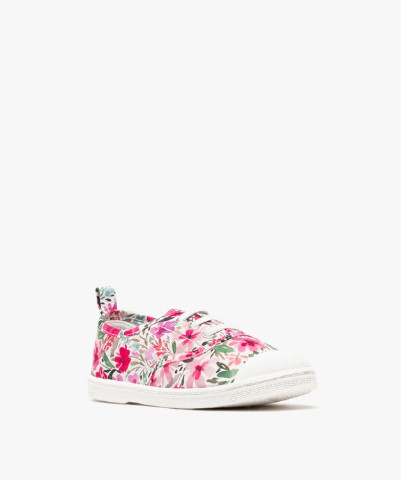 Chaussures en toile à lacets élastiques et bout en gomme fille vue3 - LOVELY WINGS - GEMO