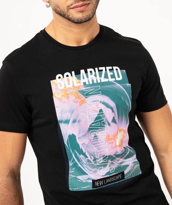 Tee-shirt manches courtes imprimé homme vue2 - GEMO (HOMME) - GEMO