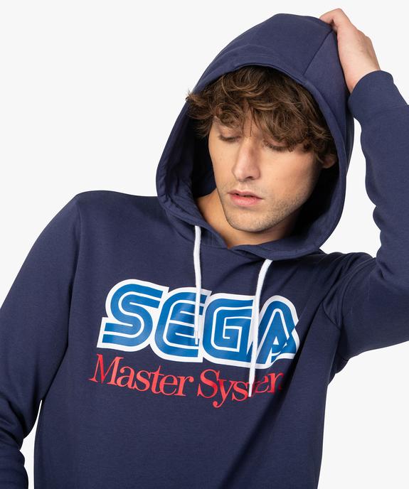 Sweat homme à capuche avec large inscription Sega vue2 - SEGA - GEMO