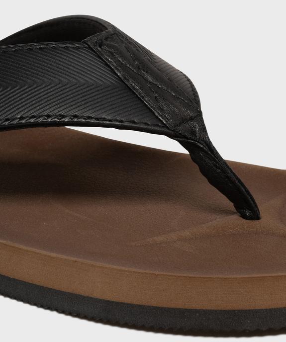 Tongs de plage à larges brides homme vue6 - GEMO (PLAGE) - GEMO