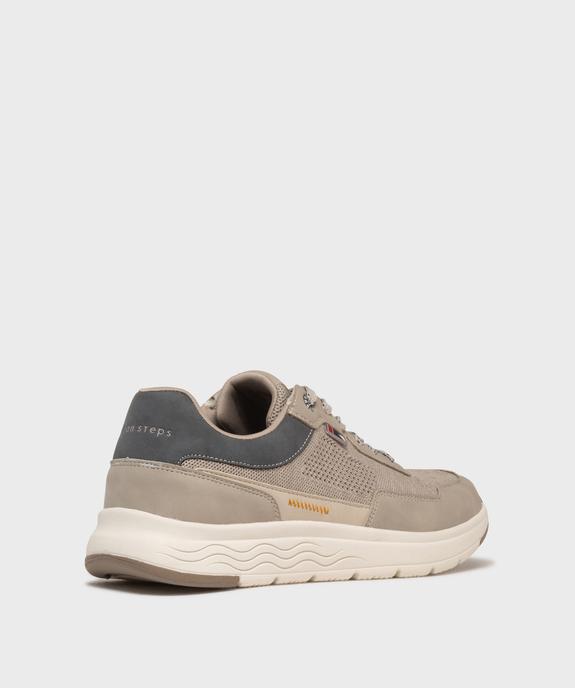 Baskets de running en mesh ajouré homme - Urban Steps vue4 - URBAN STEPS GEMO FOR GOOD - GEMO