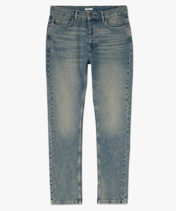 Jean Straight aspect usé homme vue4 - GEMO (HOMME) - GEMO