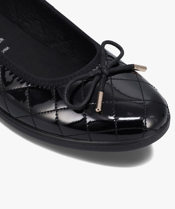 Ballerines femme confort dessus verni matelassé vue6 - GEMO (CONFORT) - GEMO
