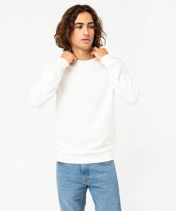 Sweat avec intérieur molletonné homme vue1 - GEMO 4G HOMME - GEMO