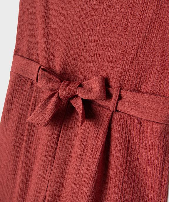 Combinaison pantalon à fines bretelles fille vue2 - GEMO 4G FILLE - GEMO