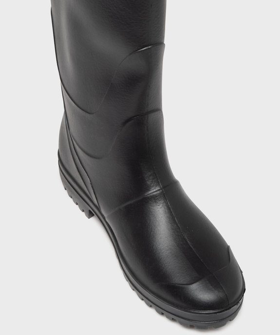 Bottes de pluie homme à semelle crantée contrastée vue11 - URBAN STEPS - GEMO